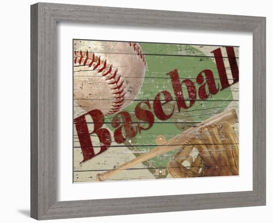 Baseball-Karen Williams-Framed Giclee Print