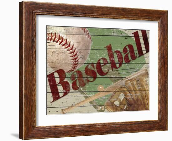 Baseball-Karen Williams-Framed Giclee Print