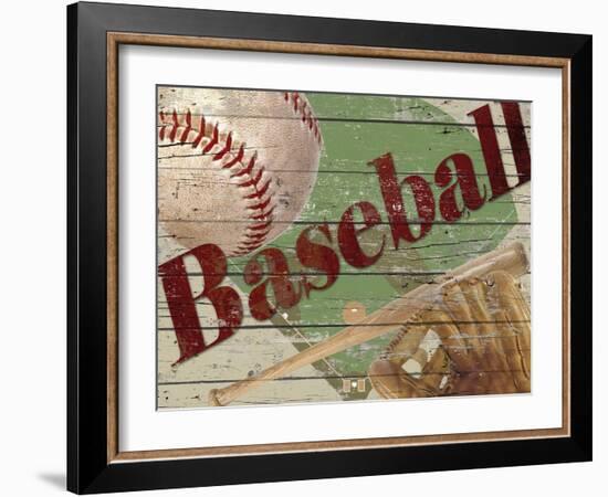 Baseball-Karen Williams-Framed Giclee Print