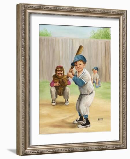 Baseball-Dianne Dengel-Framed Giclee Print