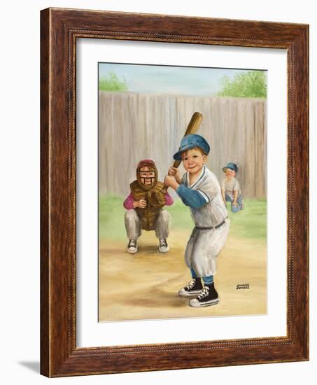 Baseball-Dianne Dengel-Framed Giclee Print