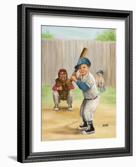 Baseball-Dianne Dengel-Framed Giclee Print