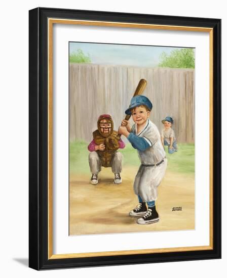 Baseball-Dianne Dengel-Framed Giclee Print