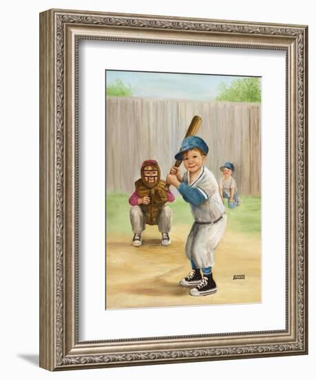 Baseball-Dianne Dengel-Framed Giclee Print