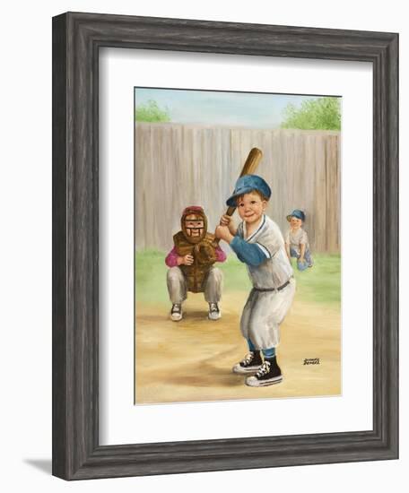 Baseball-Dianne Dengel-Framed Giclee Print