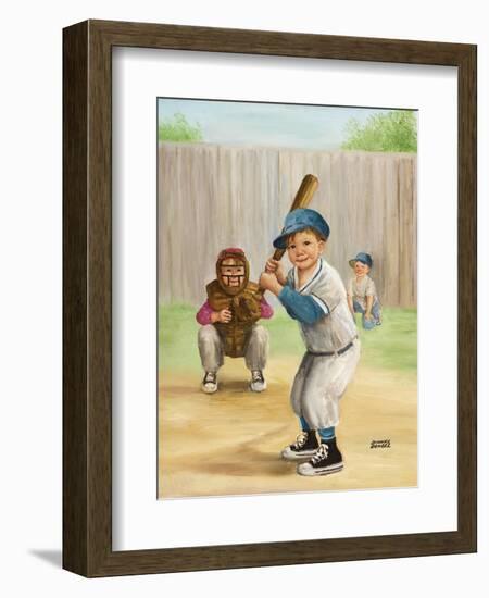 Baseball-Dianne Dengel-Framed Giclee Print