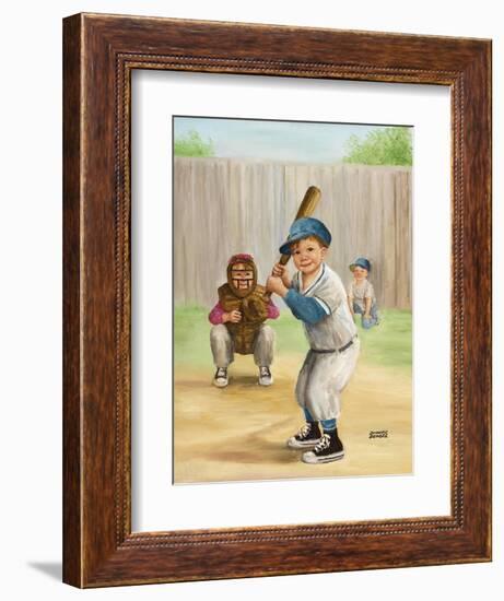 Baseball-Dianne Dengel-Framed Giclee Print