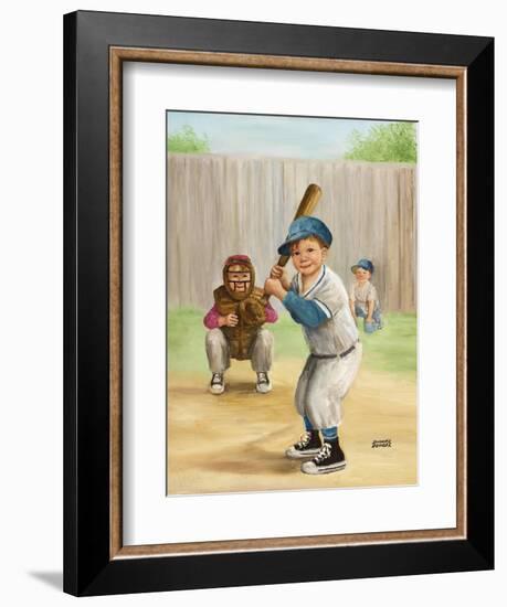 Baseball-Dianne Dengel-Framed Giclee Print