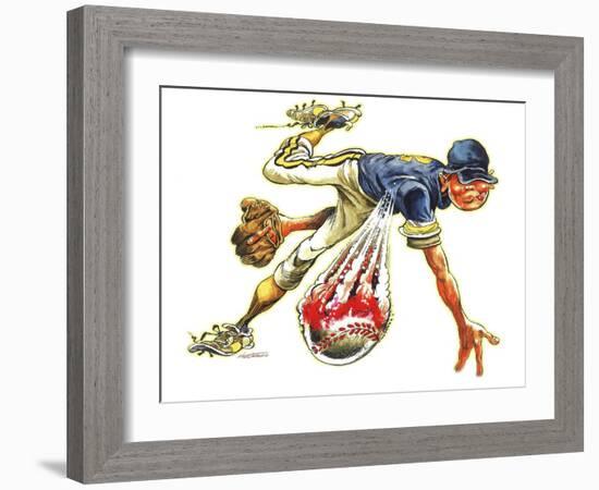 Baseball-Nate Owens-Framed Giclee Print