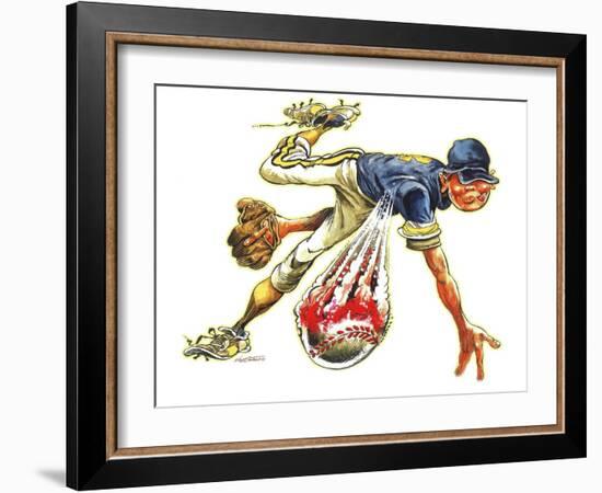 Baseball-Nate Owens-Framed Giclee Print