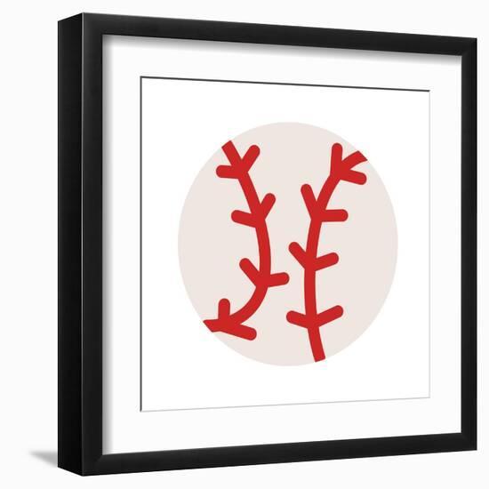 Baseball-Jace Grey-Framed Art Print