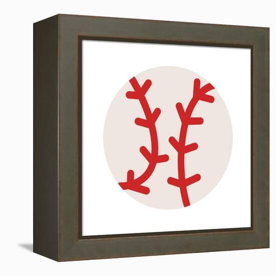 Baseball-Jace Grey-Framed Stretched Canvas