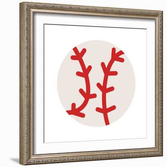 Baseball-Jace Grey-Framed Art Print