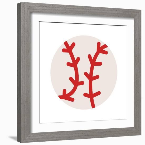 Baseball-Jace Grey-Framed Art Print