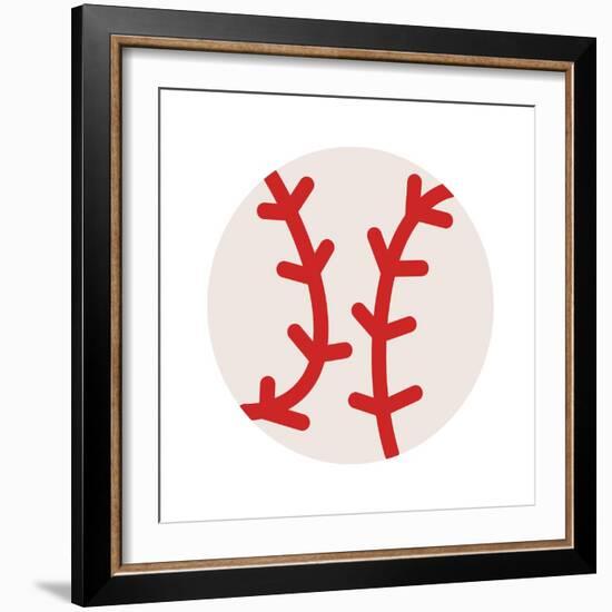 Baseball-Jace Grey-Framed Art Print