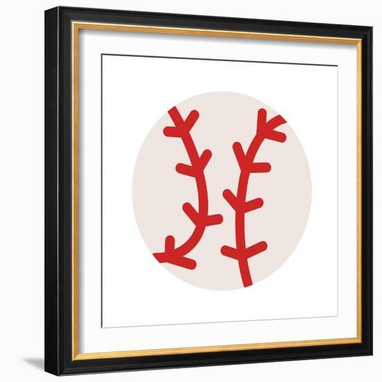 Baseball-Jace Grey-Framed Art Print