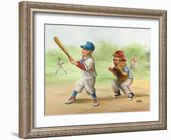 Baseball-Dianne Dengel-Framed Giclee Print