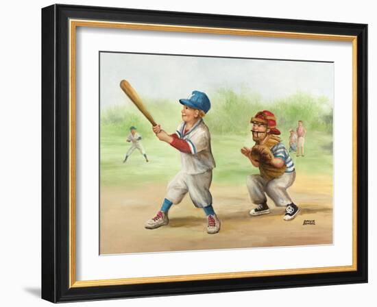 Baseball-Dianne Dengel-Framed Giclee Print