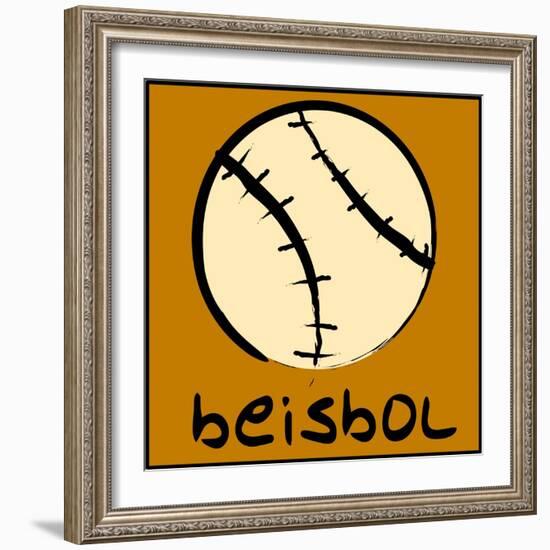 Baseball-null-Framed Giclee Print