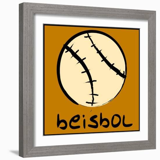 Baseball-null-Framed Giclee Print