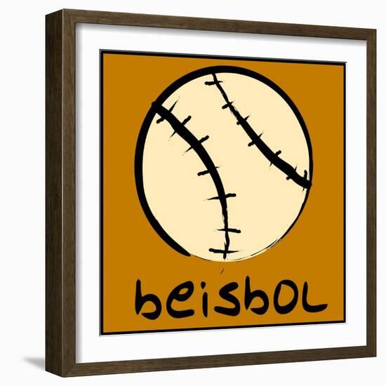 Baseball-null-Framed Giclee Print