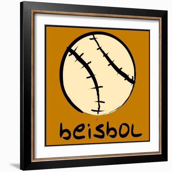 Baseball-null-Framed Giclee Print