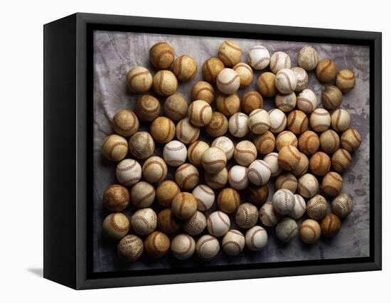 Baseballs-Jim Cornfield-Framed Premier Image Canvas