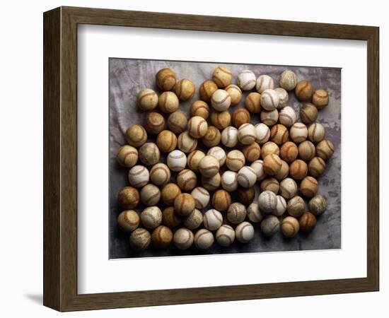 Baseballs-Jim Cornfield-Framed Photographic Print