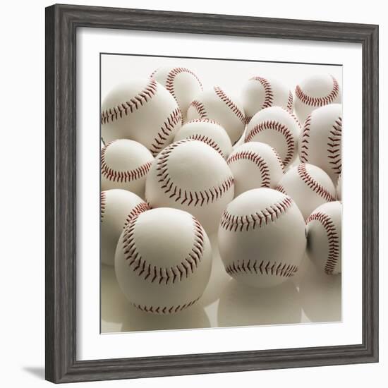 Baseballs--Framed Photographic Print