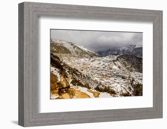 Basecamp, Mount Everest, Himalayas, Nepal, Asia-Laura Grier-Framed Photographic Print