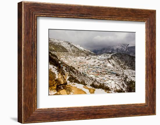 Basecamp, Mount Everest, Himalayas, Nepal, Asia-Laura Grier-Framed Photographic Print