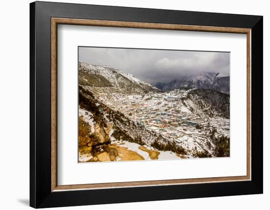 Basecamp, Mount Everest, Himalayas, Nepal, Asia-Laura Grier-Framed Photographic Print