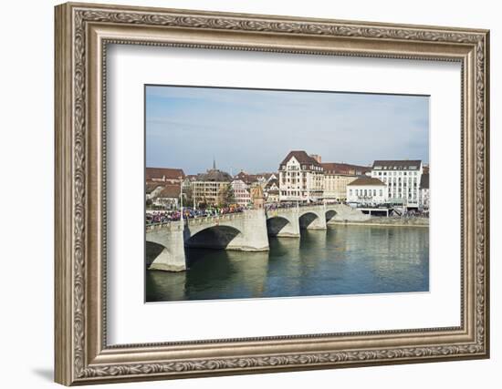 Basel on the River Rhine, Switzerland, Europe-Christian Kober-Framed Photographic Print