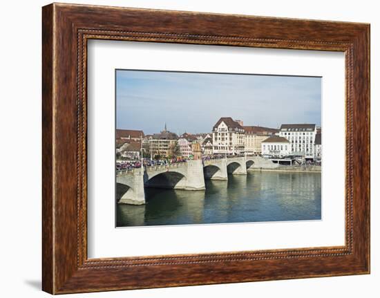 Basel on the River Rhine, Switzerland, Europe-Christian Kober-Framed Photographic Print