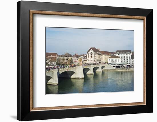 Basel on the River Rhine, Switzerland, Europe-Christian Kober-Framed Photographic Print