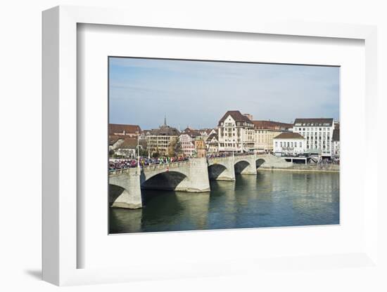 Basel on the River Rhine, Switzerland, Europe-Christian Kober-Framed Photographic Print