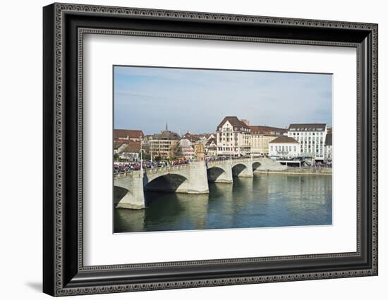 Basel on the River Rhine, Switzerland, Europe-Christian Kober-Framed Photographic Print