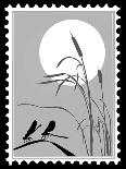 Marsh Bulrush on Celestial Background-basel101658-Photographic Print