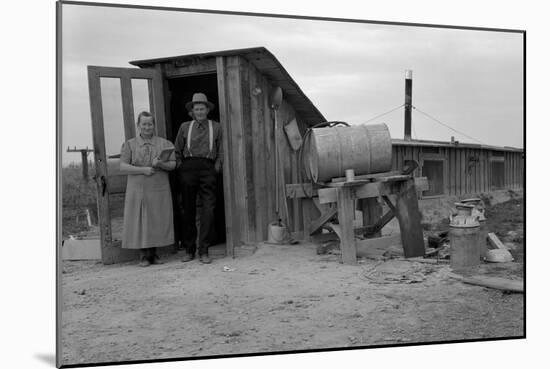 Basement Home-Dorothea Lange-Mounted Art Print