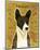 Basenji (Black)-John Golden-Mounted Giclee Print