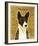 Basenji (Black)-John Golden-Framed Giclee Print