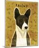 Basenji (Black)-John Golden-Mounted Giclee Print