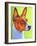 Basenji Burnt Orange-Dawgart-Framed Giclee Print