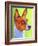 Basenji Burnt Orange-Dawgart-Framed Giclee Print