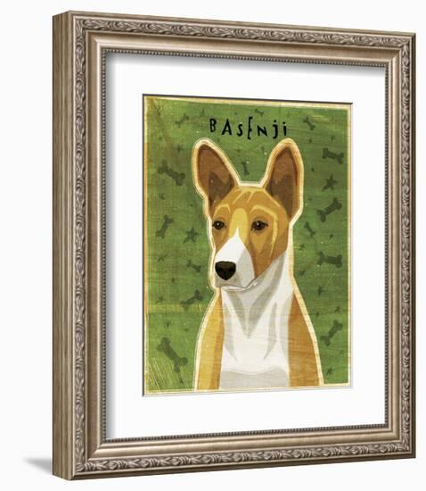 Basenji (Red)-John Golden-Framed Giclee Print