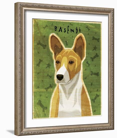 Basenji (Red)-John Golden-Framed Giclee Print