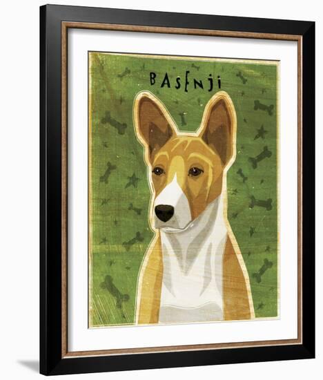 Basenji (Red)-John Golden-Framed Giclee Print