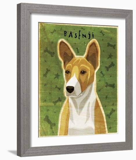 Basenji (Red)-John Golden-Framed Giclee Print