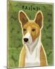 Basenji (Red)-John Golden-Mounted Giclee Print