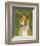 Basenji (Red)-John W^ Golden-Framed Art Print